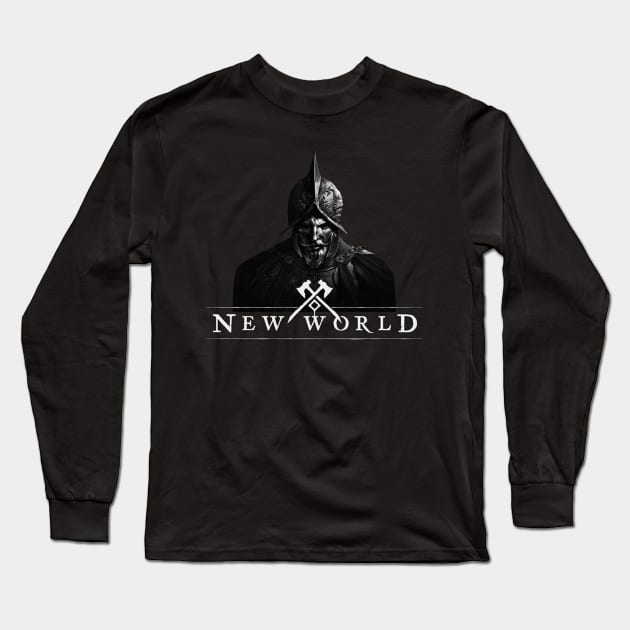 New World MMO Game T-Shirt Long Sleeve T-Shirt by tortoiseman